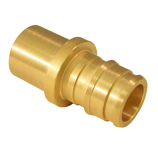 PEX-A 1/2 In. Expansion PEX In To X 1/2 In. D Sweat Brass Male Adapter